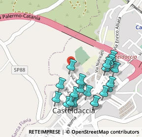 Mappa Via Pindemonte, 90014 Casteldaccia PA, Italia (0.284)