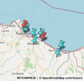 Mappa Via Pindemonte, 90014 Casteldaccia PA, Italia (11.71533)