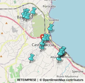 Mappa Via Pindemonte, 90014 Casteldaccia PA, Italia (2.05647)