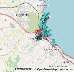 Mappa Via Pindemonte, 90014 Casteldaccia PA, Italia (1.032)