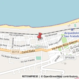 Mappa Via Duca degli Abruzzi, 2, 98070 Acquedolci, Messina (Sicilia)