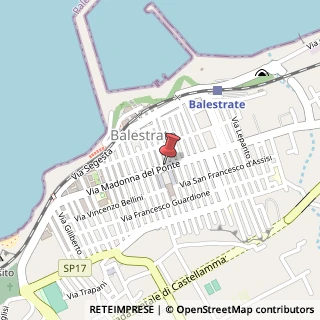 Mappa Via Madonna del Ponte, 65, 90041 Balestrate, Palermo (Sicilia)