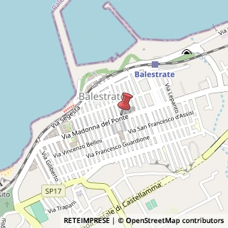 Mappa Via Madonna del Ponte, 126, 90041 Balestrate, Palermo (Sicilia)