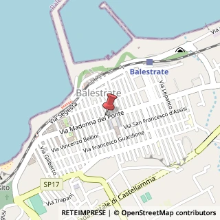 Mappa Via Madonna del Ponte, 73, 90041 Balestrate, Palermo (Sicilia)