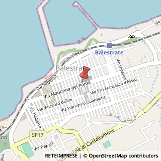 Mappa Via Dante Alighieri, 58, 90041 Balestrate, Palermo (Sicilia)