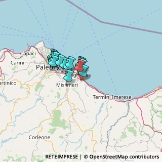 Mappa Via Giuseppe Garibaldi, 90014 Casteldaccia PA, Italia (10.287)