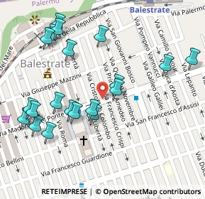 Mappa Via Libertà, 90041 Balestrate PA, Italia (0.1555)
