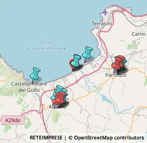 Mappa Via Libertà, 90041 Balestrate PA, Italia (7.9505)