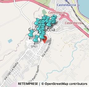 Mappa Via Schettino, 90014 Casteldaccia PA, Italia (0.335)