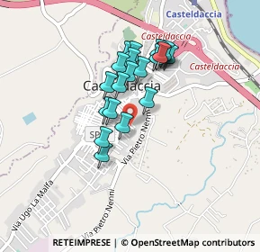 Mappa Via Schettino, 90014 Casteldaccia PA, Italia (0.381)