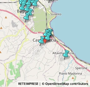 Mappa Via Schettino, 90014 Casteldaccia PA, Italia (2.9025)