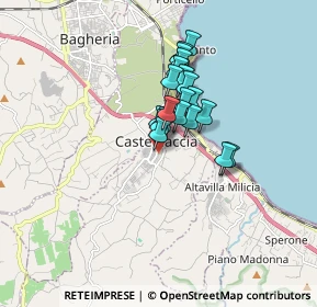 Mappa Via Schettino, 90014 Casteldaccia PA, Italia (1.27)