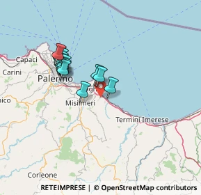 Mappa Via Schettino, 90014 Casteldaccia PA, Italia (12.95)