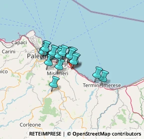 Mappa Via Schettino, 90014 Casteldaccia PA, Italia (9.294)