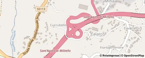 Mappa Sant’Agata di Militello