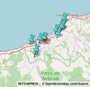 Mappa Contrada Serra Bernardo, 98076 Sant'Agata di Militello ME, Italia (6.03091)