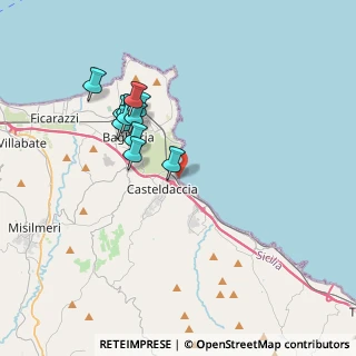 Mappa SS 113 Km. 240, 90014 Casteldaccia PA (3.61)