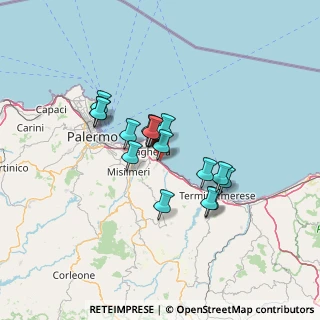 Mappa SS 113 Km. 240, 90014 Casteldaccia PA (10.55944)