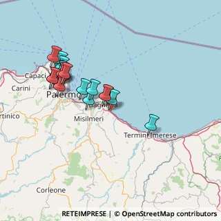 Mappa SS 113 Km. 240, 90014 Casteldaccia PA (16.09632)