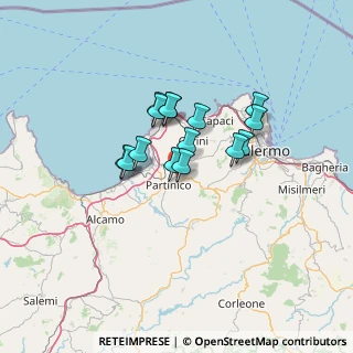 Mappa Via Barbarino, 90042 Borgetto PA, Italia (10.49133)