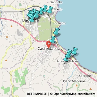 Mappa Via Cusimano, 90014 Casteldaccia PA, Italia (2.7175)
