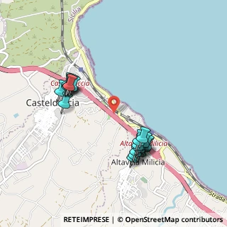 Mappa A19 Palermo - Catania, 90014 Casteldaccia PA, Italia (1.0815)