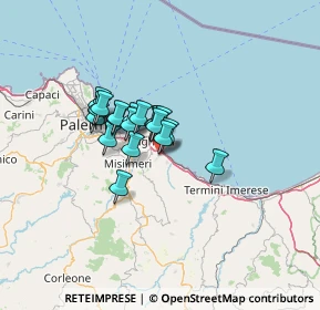 Mappa 90014 Casteldaccia PA, Italia (9.256)