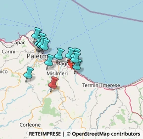 Mappa 90014 Casteldaccia PA, Italia (13.198)