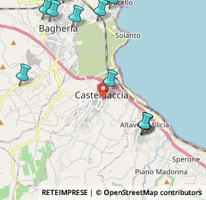Mappa 90014 Casteldaccia PA, Italia (3.26846)