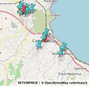 Mappa 90014 Casteldaccia PA, Italia (2.54083)