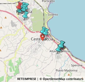 Mappa 90014 Casteldaccia PA, Italia (2.51167)
