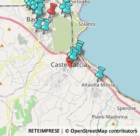 Mappa 90014 Casteldaccia PA, Italia (2.99158)