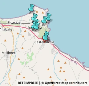Mappa 90014 Casteldaccia PA, Italia (3.25909)
