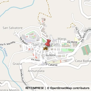 Mappa Via Professor Profeta, 6, 98068 San Piero Patti, Messina (Sicilia)