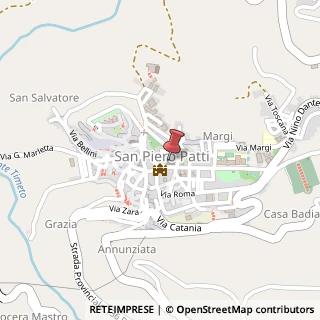 Mappa Piazza Duomo, 10, 98068 San Piero Patti, Messina (Sicilia)