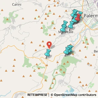 Mappa Via Pezzingoli, 90046 Monreale PA, Italia (5.525)