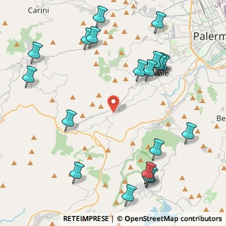Mappa Via Pezzingoli, 90046 Monreale PA, Italia (6.0575)