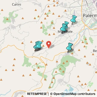 Mappa Via Pezzingoli, 90046 Monreale PA, Italia (3.74727)