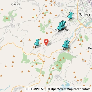 Mappa Via Pezzingoli, 90046 Monreale PA, Italia (4.25909)