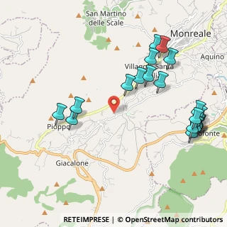 Mappa Via Pezzingoli, 90046 Monreale PA, Italia (2.7415)
