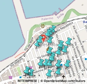 Mappa Via G. Melli, 90041 Balestrate PA, Italia (0.13077)