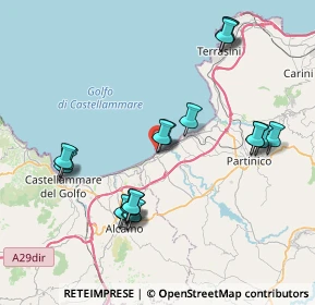 Mappa Via G. Melli, 90041 Balestrate PA, Italia (9.18)