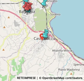 Mappa Contrada Manca Di, 90014 Casteldaccia PA, Italia (3.04917)