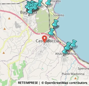 Mappa Contrada Manca Di, 90014 Casteldaccia PA, Italia (2.8615)