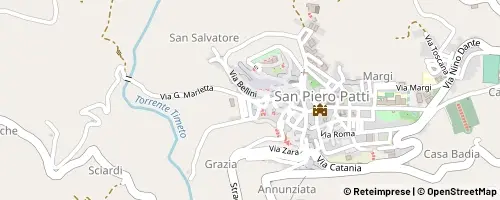 Mappa San Piero Patti