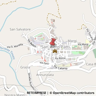 Mappa Via Torquato Tasso, 23, 98068 San Piero Patti, Messina (Sicilia)