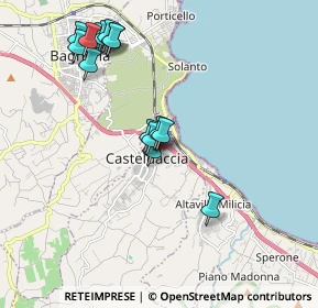 Mappa Via Trieste, 90014 Casteldaccia PA, Italia (2.158)
