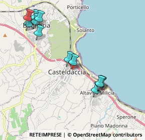 Mappa Via Trieste, 90014 Casteldaccia PA, Italia (2.43833)