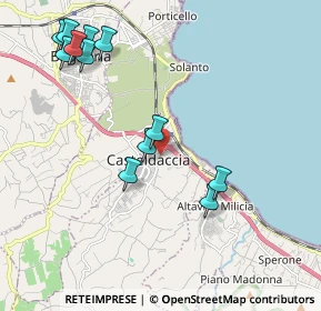 Mappa Via Trieste, 90014 Casteldaccia PA, Italia (2.53833)