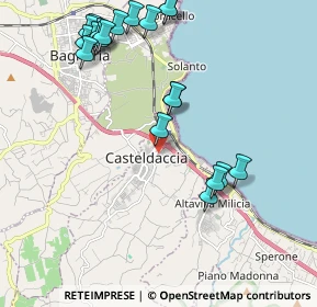 Mappa Via Trieste, 90014 Casteldaccia PA, Italia (2.679)